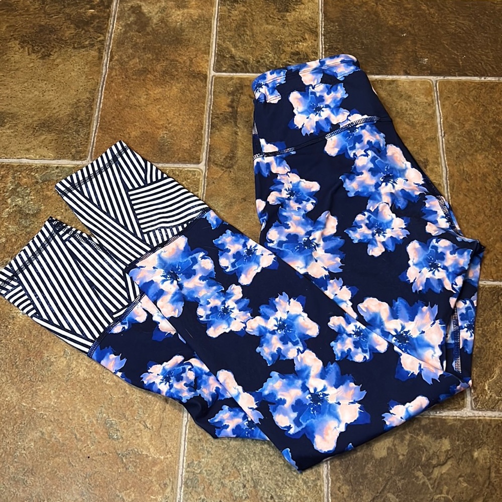 Flower print leggings